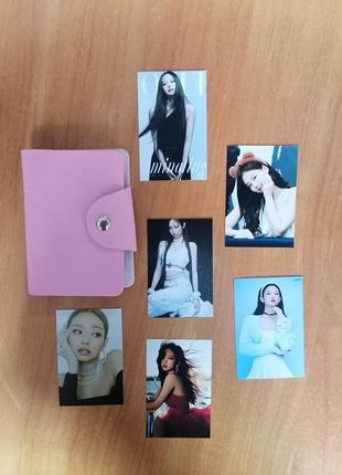 Картхолдер + карточки black pink блэк пинк ким дженни jennie 24 зображення