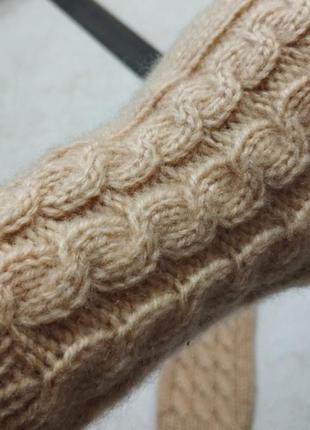 Митенки тёплые удобные мягкие ручная работа