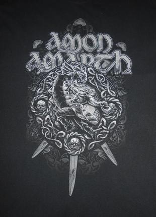 Футболка amon amarth/ragnarok/melodic death metal/рок мерч3 фото