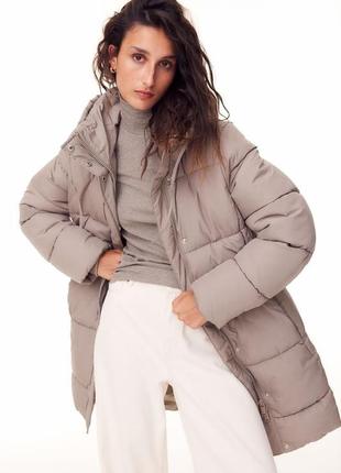 Куртка курточка пуффер puffer пальто стеганое h&amp;m hm 0972342008 оригинал ✅ xs s m l xl xxl