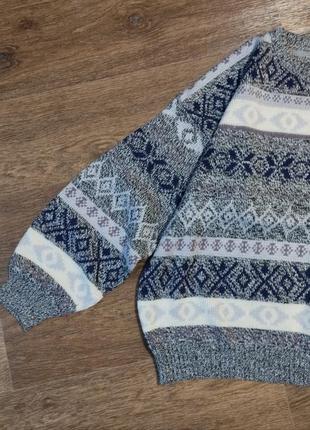 Винтажный оверсайз свитер4 фото