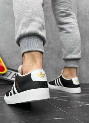 Класичні стильні чоловічі кросівки адідас adidas grant шкіряні3 фото