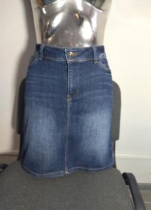 Джинсовая юбка, размер м1 фото