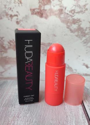 Кремовые румяна в стеку huda beauty cheeky tint