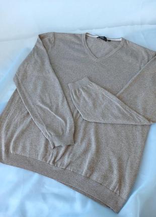 🎙классический натуральный пуловер легкий свитер3 фото