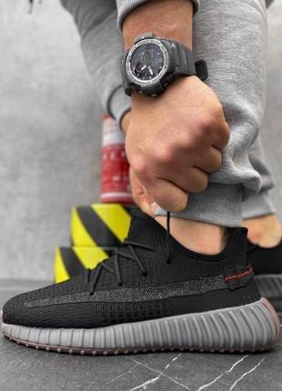 Мужские летние кроссовки изви yeezy boost adidas адидас легкие текстильные