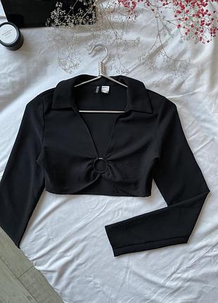 Укороченный лонгслив h&amp;m