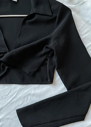 Укорочений лонгслів h&m 5