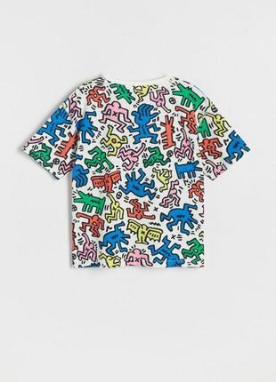 Футболка reserved keith haring2 фото