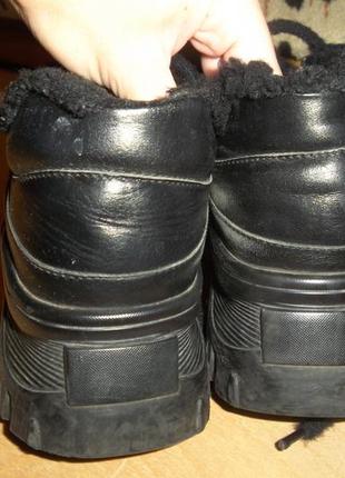 Продам зимние ботинки-кроссовки кожа miraton6 фото