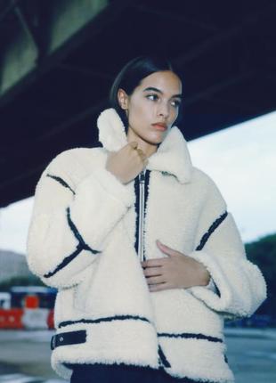 Дубленка шуба куртка zara