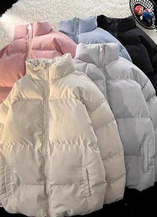 Жіноча зимова стьобана куртка пуфер6 фото