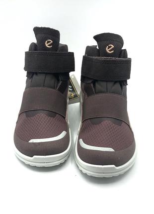 Оригинальные ботинки от бренда ecco на системе gore tex6 фото