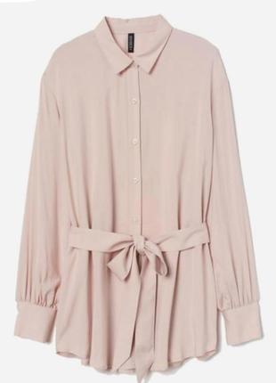 Рубашка с поясом h&m