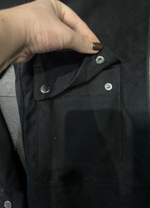 Замшевый укороченный пиджак2 фото