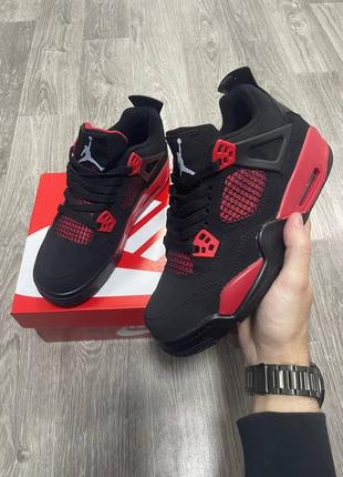 Jordan 4 red thunder2 фото