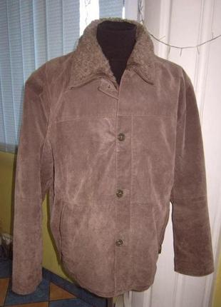 Большая кожаная мужская куртка authentic. германия. лот 8512 фото