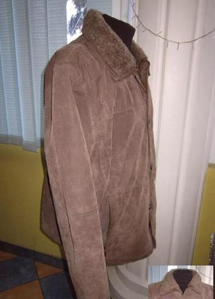Большая кожаная мужская куртка authentic. германия. лот 8514 фото