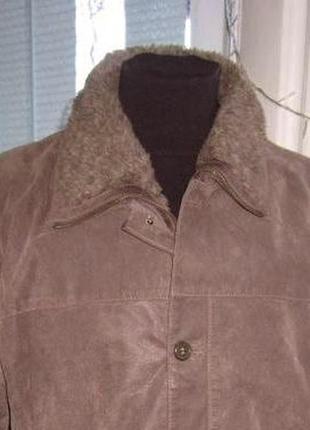 Большая кожаная мужская куртка authentic. германия. лот 8517 фото