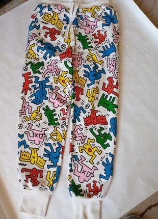 Спортивные штаны keith haring на флисе5 фото