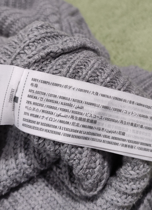 Abercrombie & fitch кофта светр в'язаний з упущеними плечима оверсайз oversize8 фото