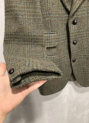 Пиджак шерстяной люксовый мужской harris tweed wool vintage4 фото