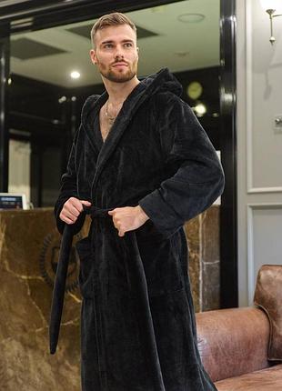 Халат махровий довгий