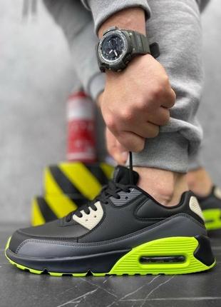 Бюджетные мужские кроссовки air max gun мужские кожаные