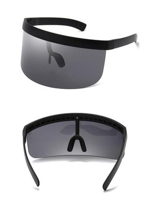 Футуристичні чоловічі та жіночі окуляри з майбутнього широкі3 фото