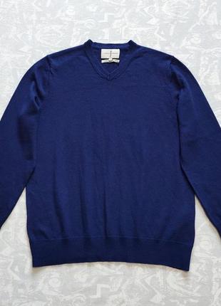 Мериносовый пуловер jasper conran, теплая кофта из шерсти2 фото