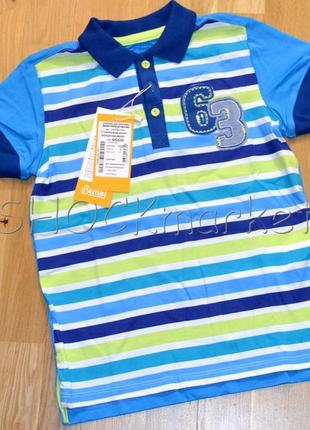 Футболка-поло на хлопчика фб 528 бембі р.122-134