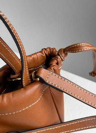 Женский свет коричневая кожаная сумка celine4 фото