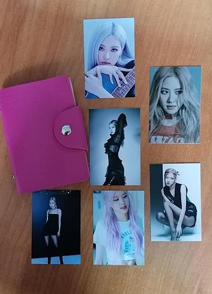 Картхолдер + карточки пак чейон black pink бленк пинк rose 24 изображения 4408
