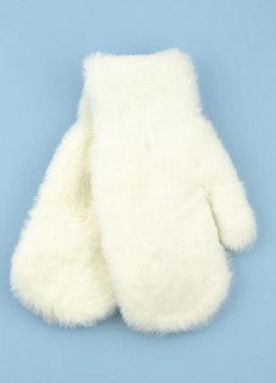 Перчатки подростковые шерстяные зимние с махровой подкладкой