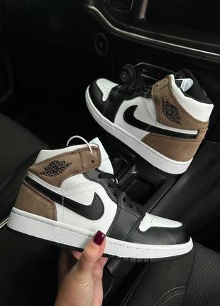 Nike air jordan 1 retro black brown (winter)