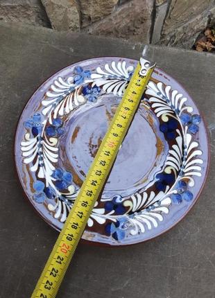 Керамическая настенная декоративная тарелка.2 фото