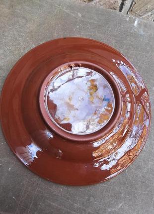 Керамическая настенная декоративная тарелка.3 фото