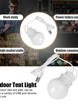 Usb-лампочка 5 в-3 вт біле світло .