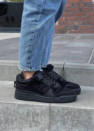 Мужские кроссовки адидас adidas bad bunny x forum buckle low 'triple black'