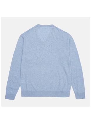 Свитер(пуловер) gant lambswool голубий, новый2 фото