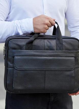 Чорна сумка для ноутбука чоловіча tiding bag a25f-17621a1 фото