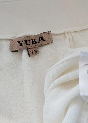 38-40р. элегантный джемпер-блуза, вискоза yuka paris6 фото
