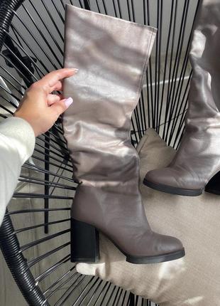 Чоботи з натуральної шкіри