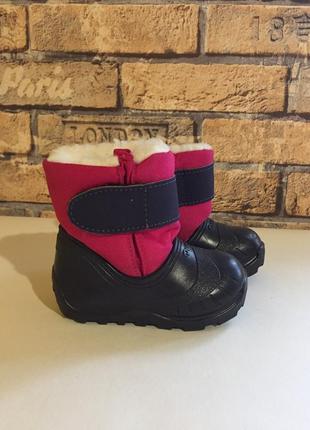 Зимові чоботи/черевики/сноубутси для дівчинки «quechua» 20-21р.1 фото