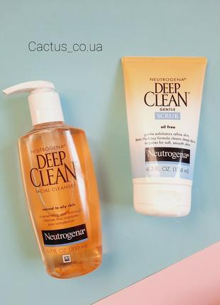Очищуючий засіб для обличчя neutrogena deep clean