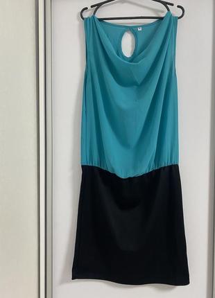 Платье комбинированное, подарок