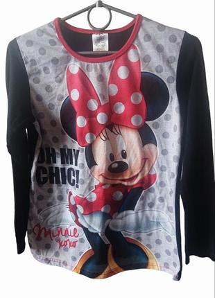 Детская футболка с длительным рукавом disney minnie mouse