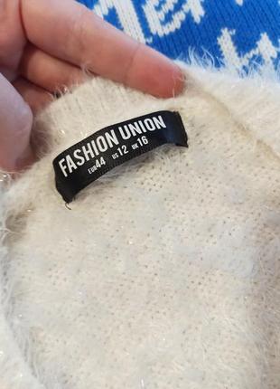Дуже красивий новорічний светр травка fashion union6 фото