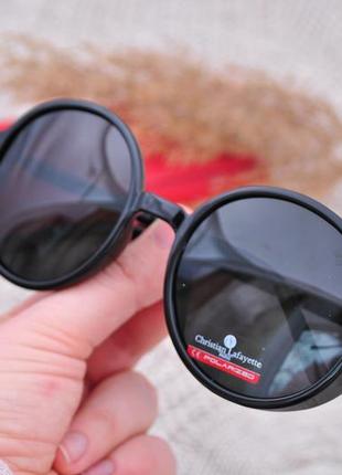 Красивые круглые солнцезащитные женские очки christian lafayette polarized1 фото