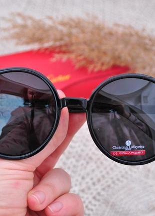 Красивые круглые солнцезащитные женские очки christian lafayette polarized2 фото
